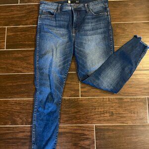 Kut from the Kloth Dark Wash High Waist Straight Denim Jeans | Size 12